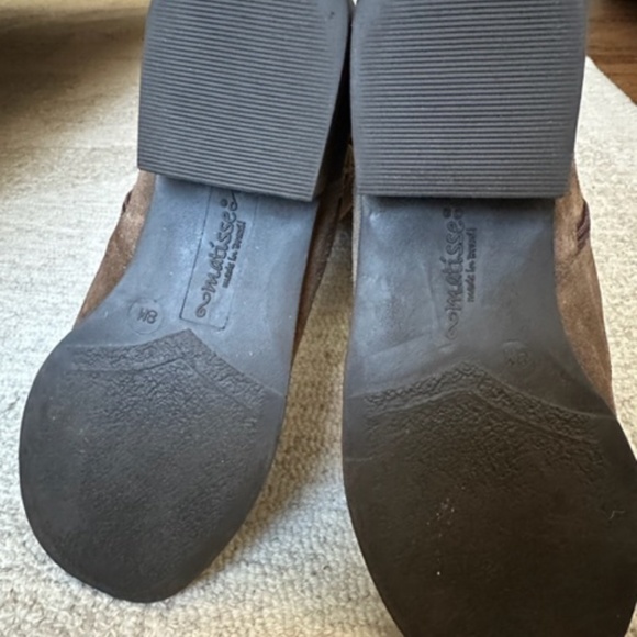 Brown Suede Boots Sz 8 - Picture 3 of 5